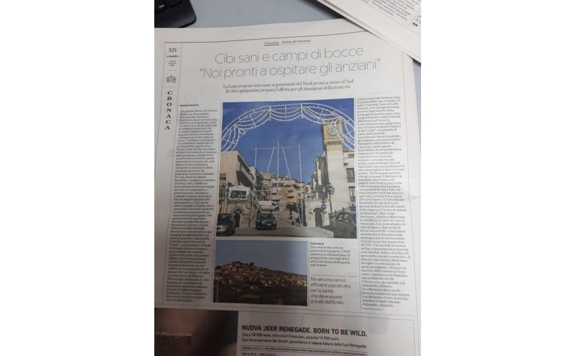 Articolo  - La Repubblica 25 August 2018